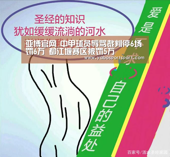 亚博官网_中甲球员辱骂裁判停6场罚6万 都江堰赛区被罚5万(图1) 亚博官网